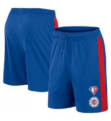 Men Los Angeles Clippers Blue Shorts
