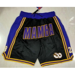 Los Angeles Lakers Basketball Shorts 006