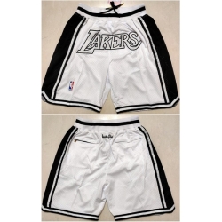 Los Angeles Lakers Basketball Shorts 036