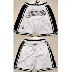 Los Angeles Lakers Basketball Shorts 042