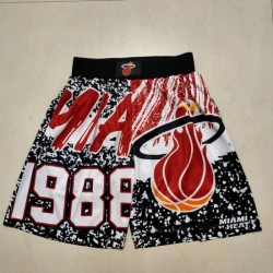 Miami Heat Basketball Shorts 028