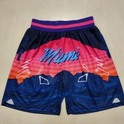 Miami Heat Basketball Shorts 030