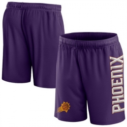 Men Phoenix Suns Purple Post Up Mesh Shorts 