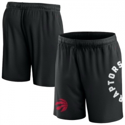 Men Toronto Raptors Black Post Up Mesh Shorts 