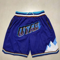 Utah Jazz Jerseys Basketball Shorts 003