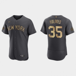 Men Clay Holmes New York Yankees 2022 Mlb All Star Game Authentic Charcoal Jersey