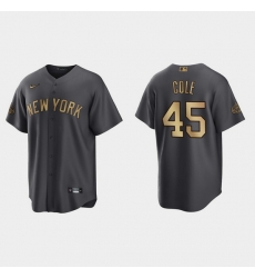 Men Gerrit Cole New York Yankees 2022 Mlb All Star Game Charcoal  Jersey