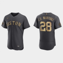 Men J.D. Martinez Boston Red Sox 2022 Mlb All Star Game Authentic Charcoal Jersey