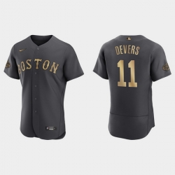 Men Rafael Devers Boston Red Sox 2022 Mlb All Star Game Authentic Charcoal Jersey