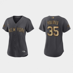 Women Clay Holmes New York Yankees 2022 Mlb All Star Game Replica Charcoal Jersey