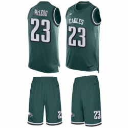 Men's Nike Philadelphia Eagles #23 Rodney McLeod Limited Midnight Green Tank Top Suit NFL Jersey