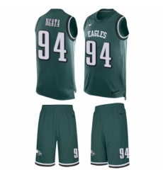 Men's Nike Philadelphia Eagles #94 Haloti Ngata Limited Midnight Green Tank Top Suit NFL Jersey