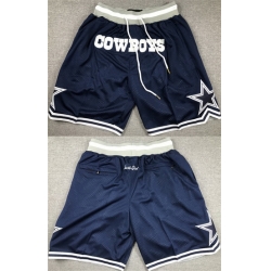 Men Dallas Cowboys Navy Shorts