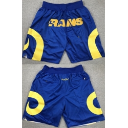 Men Los Angeles Rams Royal Shorts