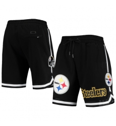 Men Pittsburgh Steelers Black Shorts