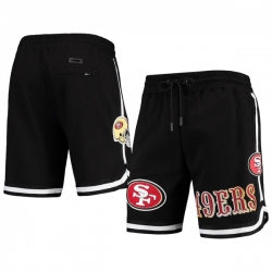 Men San Francisco 49ers Black Shorts