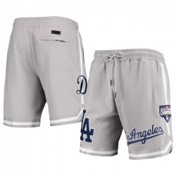 Men Los Angeles Dodgers Grey Shorts