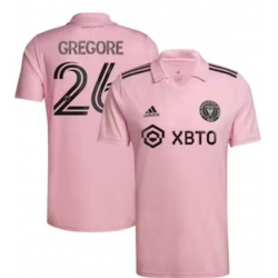 Men's Inter Miami CF Gregore adidas Pink 2022 The Heart Beat Kit Replica Team Player Jersey