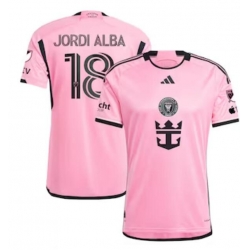 Men's Inter Miami CF Jordi Alba Ramos adidas Pink 2024 2getherness Authentic Player Jersey