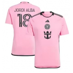Men's Inter Miami CF Jordi Alba Ramos adidas Pink 2024 2getherness Replica Player Jersey