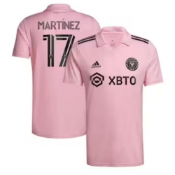 Men's Inter Miami CF Josef Martínez adidas Pink 2022 The Heart Beat Kit Replica Player Jersey