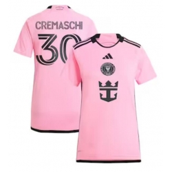 Women's Inter Miami CF Benjamin Cremaschi adidas Pink 2024 2getherness Replica Player Jersey