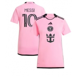 Women's Inter Miami CF Lionel Messi adidas Pink 2024 2getherness Replica Player Jersey