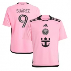 Youth Inter Miami CF Luis Suárez adidas Pink 2024 2getherness Replica Player Jersey