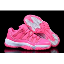 Womens Nike Air Jordan 11 Low Girls Size Pink White