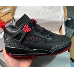 Men Air Jordan 4 Black Red 52CC 2024 Basketball Shoes