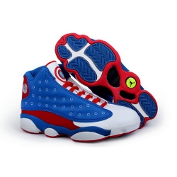 Air Jordan 13 Shoes 2013 Mens Captain America Blue Red White