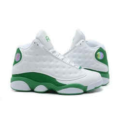 Air Jordan 13 Shoes 2013 Mens Grade AAA White Green