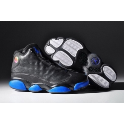 Air Jordan 13 Shoes 2015 Mens Black Blue