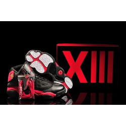 Air Jordan 13 XIII Shoes 2013 Mens Shoes Black Red Sale