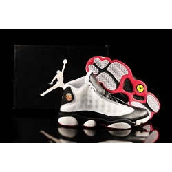Air Jordan 13 XIII Shoes 2013 Mens Shoes White Black Red For Sale