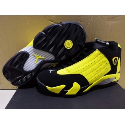 Air Jordan 14 Retro 2019 Bumblebee Yellow Black Men Shoes