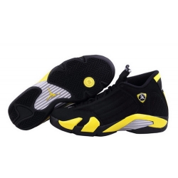 Air Jordan 14 Shoes 2015 Mens Black Yellow