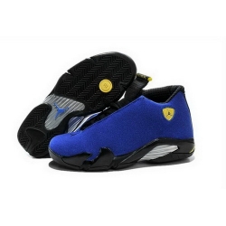 Air Jordan 14 Shoes 2015 Mens Blue Black
