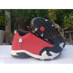 Nike Air Jordan 14 Classic Black Red Men Shoes