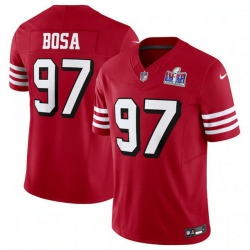 Youth San Francisco 49ers 97 Nick Bosa New Red 2023 F U S E  Vapor Untouchable Limited Stitched Football 2024 Super Bowl LVIII Jersey
