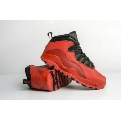 Air Jordan 10 Retro Men Shoes Red Black
