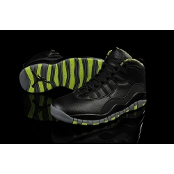 Air Jordan 10 Shoes 2013 Mens Black Green