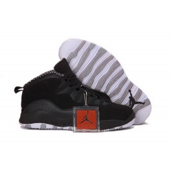 Air Jordan 10 Shoes 2013 Mens Black White
