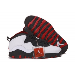 Air Jordan 10 Shoes 2013 Mens White Black Red