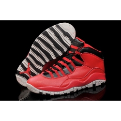 Air Jordan 10 Shoes 2015 Mens Engraved Edition Red Black