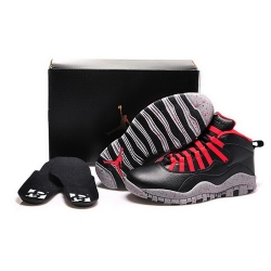 Air Jordan 10 Shoes 2015 Womens Bulls Over Broadway Black Red