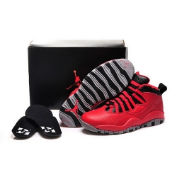 Air Jordan 10 Shoes 2015 Womens Bulls Over Broadway Red Black