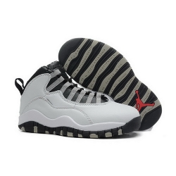 Air Jordan 10 Shoes 2015 Womens White Grey Black