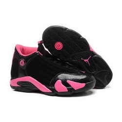 Air Jordan 14 Shoes 2015 Womens Black Pink