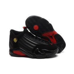 Air Jordan 14 Shoes 2015 Womens Black Red
